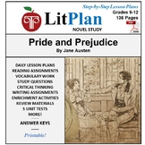 Pride and Prejudice LitPlan Novel Study Unit, Activities, 