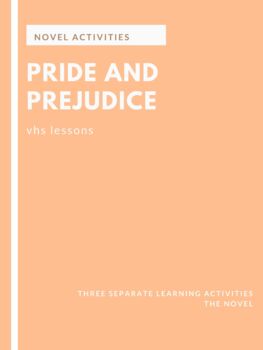 Preview of Pride and Prejudice: Novel Activities [Distance Learning]