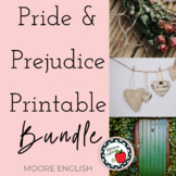Pride and Prejudice Printable Bundle (85 questions, 70 pag