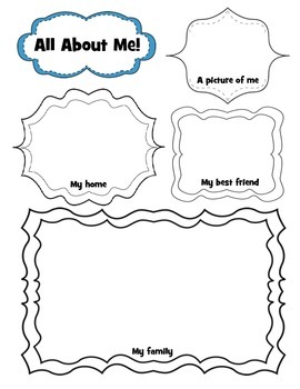 Primary All About Me Ice-Breaker for First Day of School by Andrea Ortell