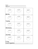 Primary Behavior Sheet