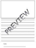 Primary Blank Letter and Picture Template