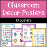 Primary Classroom Poster Set for Classroom Decor