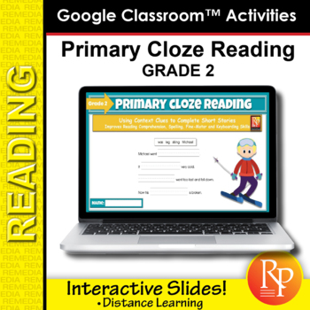 Preview of Cloze Reading Stories Digital Resource Using Close Reading and Context Clues
