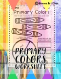 Primary Colors Worksheet