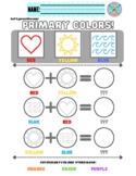 Primary Colors Worksheet - Color Edition