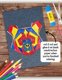 Primary & Complementary Geometric Animals, Color Activity 