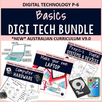 Preview of Primary Digital Technology Basics Bundle - Australian Curriculum Version 9