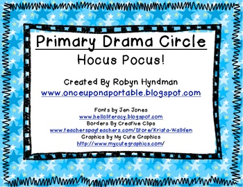 Preview of Primary Drama Circle- Hocus Pocus!
