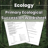 Primary Ecological Succession - Worksheet