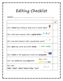 Primary Editing Checklist