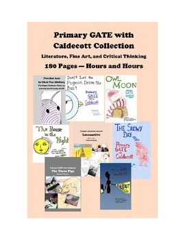 Preview of Primary GATE with Caldecott COLLECTION - 180 pages - 7 Books!