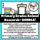 Primary Grades Animal Research Bundle