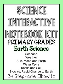 Preview of Earth Science Interactive Notebook Foldables (K-2)