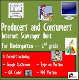 Internet Scavenger Hunt - Producers and Consumers - Distan
