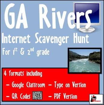 Preview of Internet Scavenger Hunt - Primary Grades - Rivers of Georgia