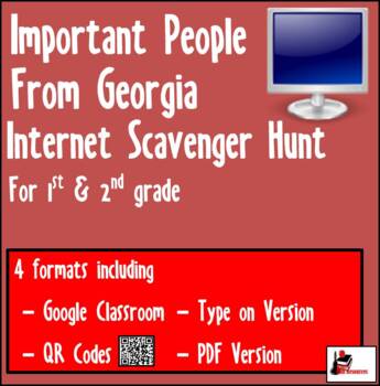 Preview of Internet Scavenger Hunts - Primary Grades - Important Georgians