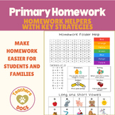 Primary Homework Helper Pages