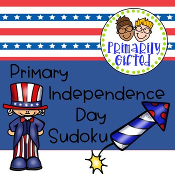 Preview of Primary Independence Day Sudoku