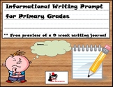 Free Informational Writing Prompt for Primary Students
