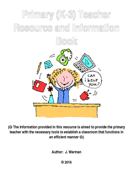 Preview of Primary (K-3) Resource Information Book