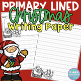 Primary Lined Christmas Writing Paper