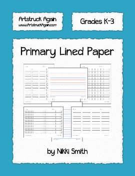primary lined paper by my natural element teachers pay teachers