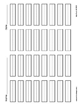 Primary Lined Paper for Writing or Handwriting –  learning-at-the-primary-pond