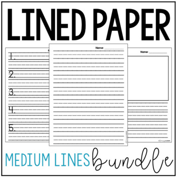 Preview of Medium Lined Paper