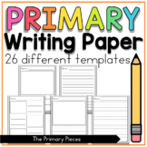 Primary Lined Writing Paper Templates Elementary Handwriting