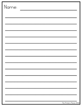Printable Primary Lined Paper  Lined writing paper, Writing paper  template, Printable lined paper