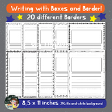 Lined Writing Paper with Picture Box and Border!