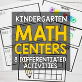 Kindergarten Math Centers with Differentiation