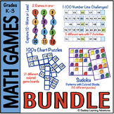 Primary Math Center Games Bundled