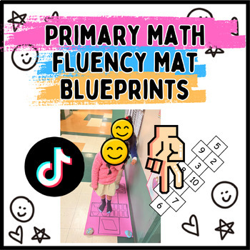 Preview of Primary Math Fluency Blueprint Mats