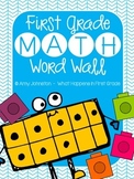 Primary Math Word Wall Vocabulary Cards
