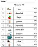 Primary Measurement Centimeters