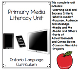 Primary Media Literacy Full Unit Including Final Project