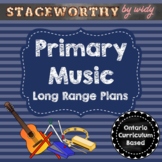 Primary Music Long Range Unit Plans Ontario Curriculum Gra