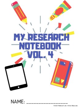 Preview of Primary My Research Notebook Vol 4 (for use with PebbleGo database)