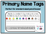 Primary Name Tag for Pencil Supply Box