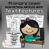 Primary Non-Fiction Text Features