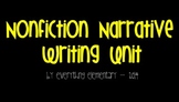 Primary Nonfiction Narrative Writing Unit for the SmartBoard