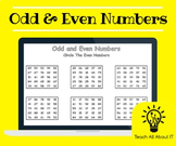 Primary Odd & Even Numbers