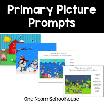 Preview of Primary Picture Prompts for Writing and Speaking