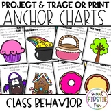 Primary Project and Trace or PRINT Anchor Charts | Behavio