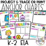 K-2 Primary Project and Trace Interactive Anchor Charts - ELA