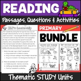 Primary Reading Comprehension Passages & Activities Bundle