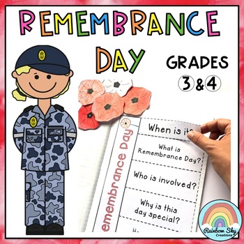 Preview of Remembrance Day Activities Australia - Years 3 - 4