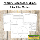 Primary Research Outlines - Blackline Masters